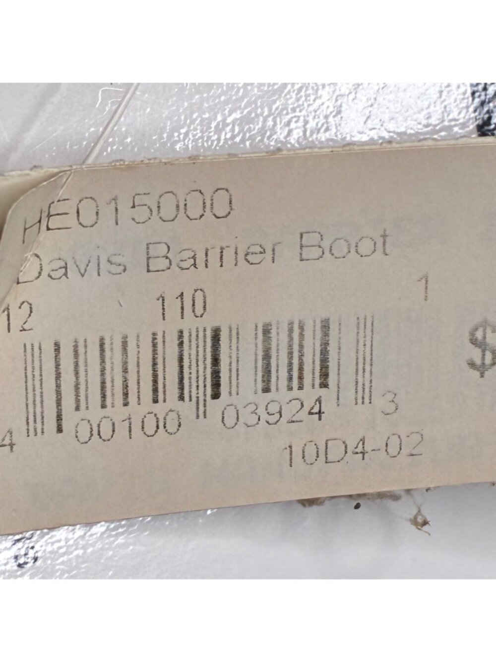 Davis Barrier Boot For Hoof Protection Made In USA Size 1 With Adjustable Strap - Picture 6 of 7